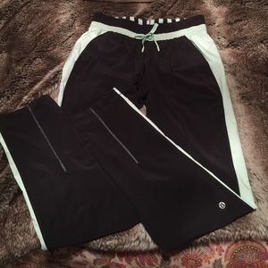 NWOT lululemon work it out track pant | 6 mint blk