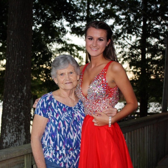 Red Homecoming Dress - Picture 3 of 4