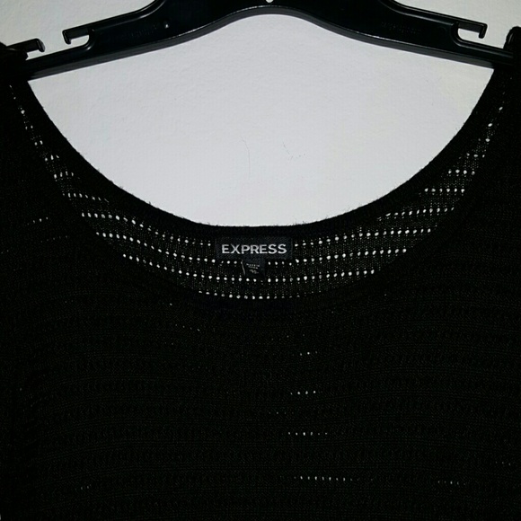 EXPRESS Slinky Black Sweater - Picture 3 of 3