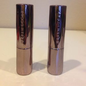 Urban Decay Revolution lipsticks Shame and F-Bomb