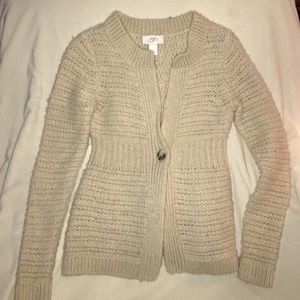 LOFT crème sweater