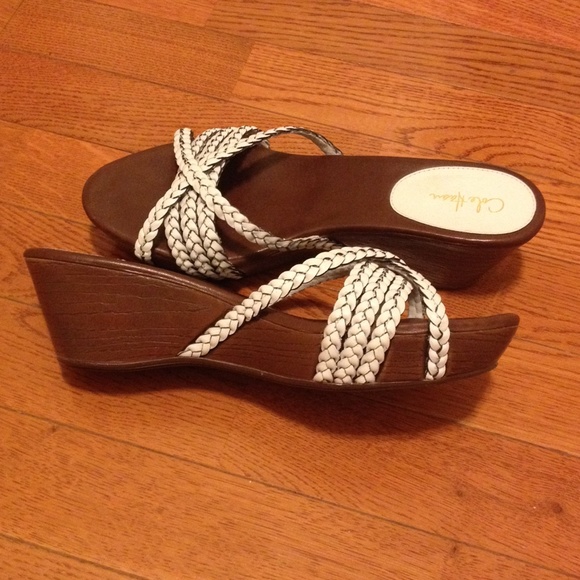 Cole Haan. Wedged sandals