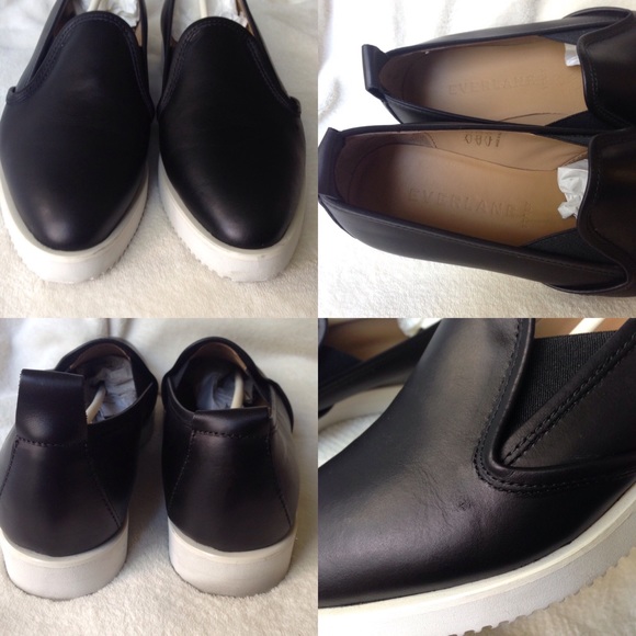 ❌SOLD❌ Everlane Italy Leather Street Shoe Sneaker - Picture 2 of 4