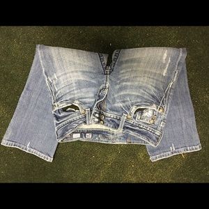 Kids size 14 miss me Capri jeans