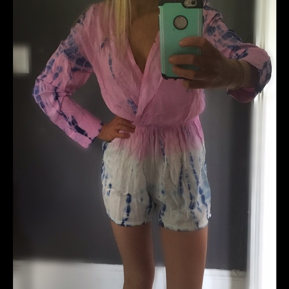Anthropologie Tie-dye Romper - Picture 3 of 4