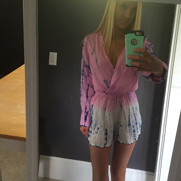 Anthropologie Tie-dye Romper - Picture 4 of 4