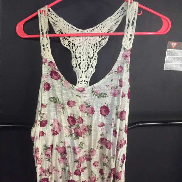 Floral forever 21 flowy tank