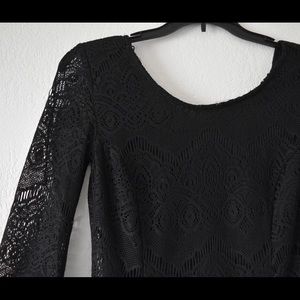 Xhilaration Black Lace Dress