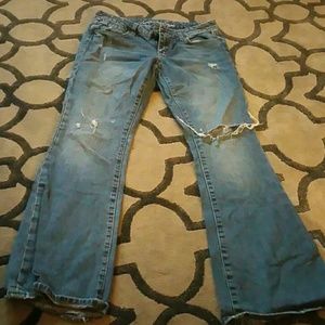 American Eagle distressed jeans