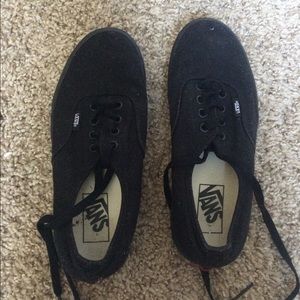 All black vans