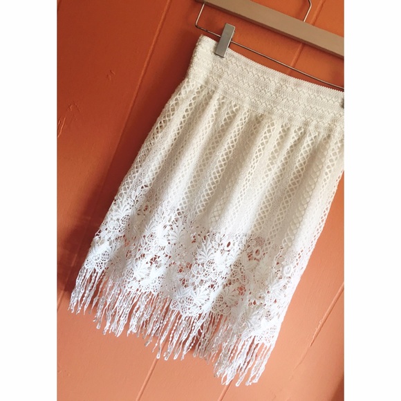 Lace Skirt, Lace Mini Skirt - Picture 2 of 4