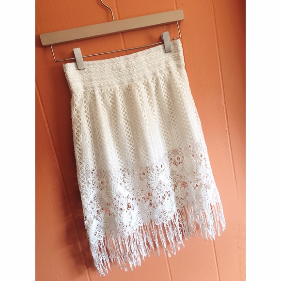 Lace Skirt, Lace Mini Skirt - Picture 4 of 4