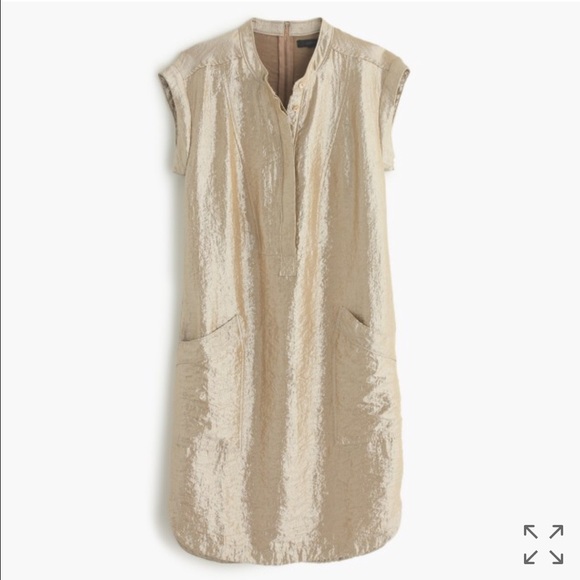 J.crew Gold Dress