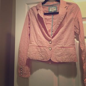 Seersucker blazer