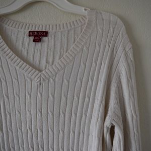 Merona Creme Long Sleeve Top