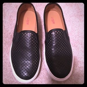 Size 7 J Crew slip on sneakers