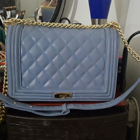 BCBG infinity blue shoulder bag