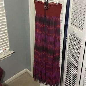 Multi Color halter dress