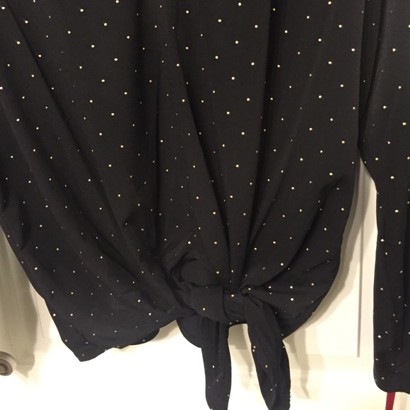 Ruby red Tops Ruby Red Black And Gold Sequin Top Poshmark