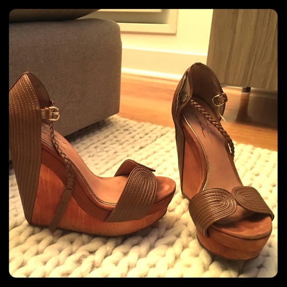 Mark & James by Badgley Mischka Wooden Wedges