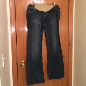 Flare maternity jeans