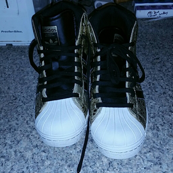 Adidas high top sneakers