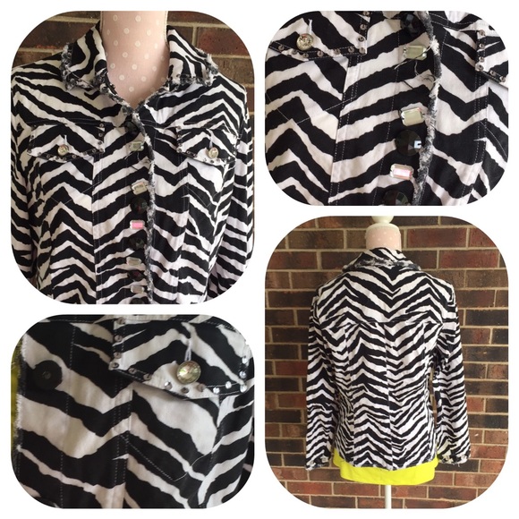 Laura Ashley Zebra Jacket - Picture 2 of 2