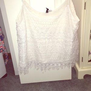 White H&M top size M