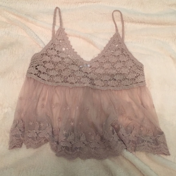 Tobi Crochet Tank Top