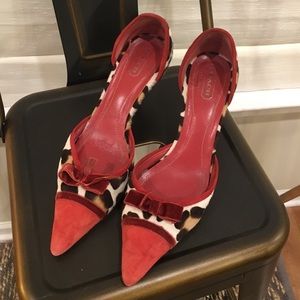 Coach- calf hair heels