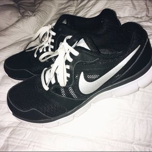 LIKE NEW Black and White Nikes