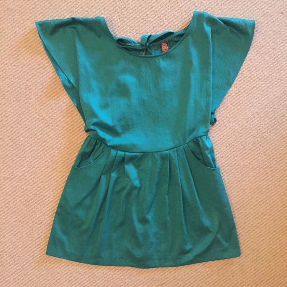Green Free People Mini Dress