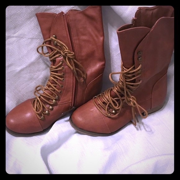 Tan boots