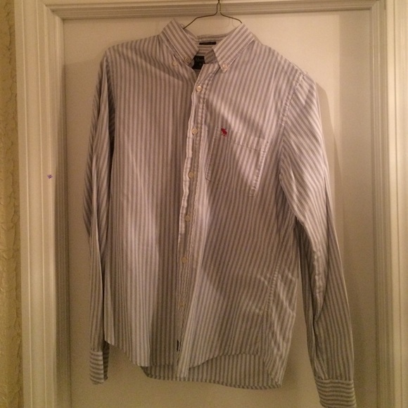Abercrombie and Fitch- long sleeve button down