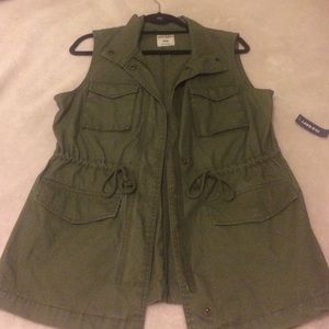 Olive Green Vest