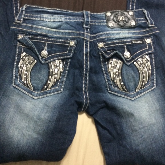Angel wings miss me jeans 😘