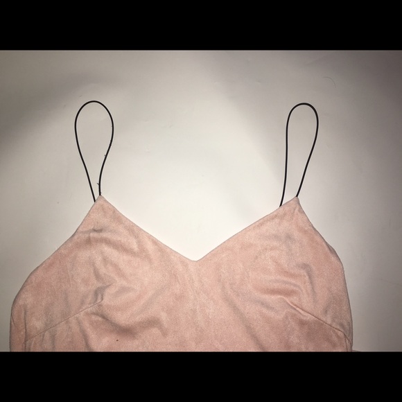 Faux Suede Bodycon Dress