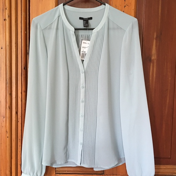 Sky blue blouse