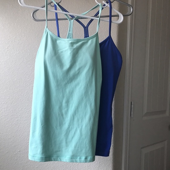 Power Y light blue and blue/purple tank bundle - Picture 1 of 3