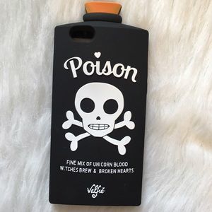 Black poison bottle iPhone 6 phone case