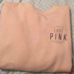 Pink sweat shirt