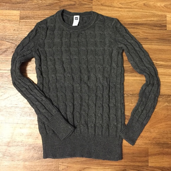 GAP grey knit sweater