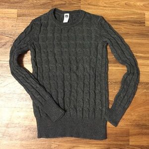 GAP grey knit sweater