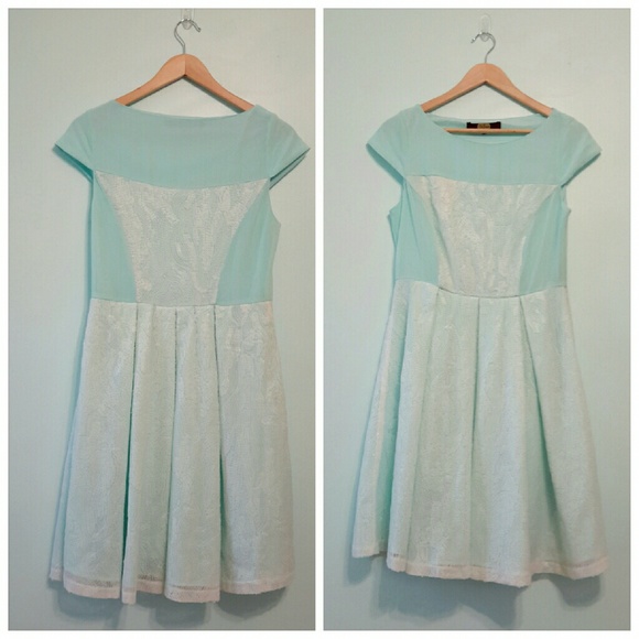 NWOT Modcloth "Dinner Mint Dress" by Eva Franco - Picture 2 of 4
