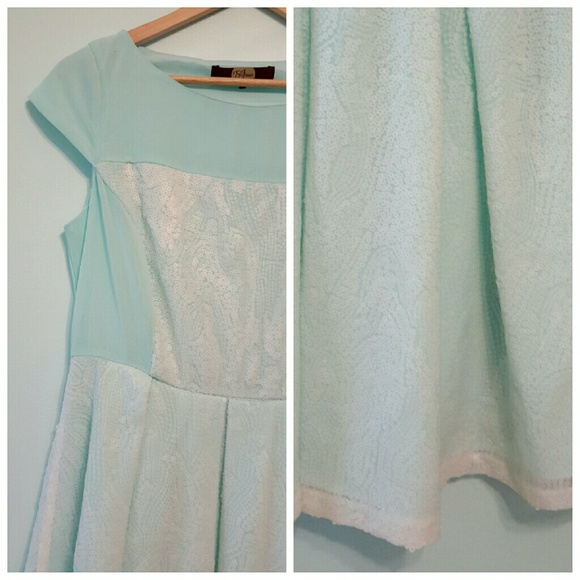 NWOT Modcloth "Dinner Mint Dress" by Eva Franco - Picture 3 of 4