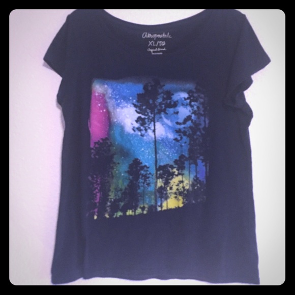 Aeropostale XL Navy Blue Tee ❤️💛💚💙💜