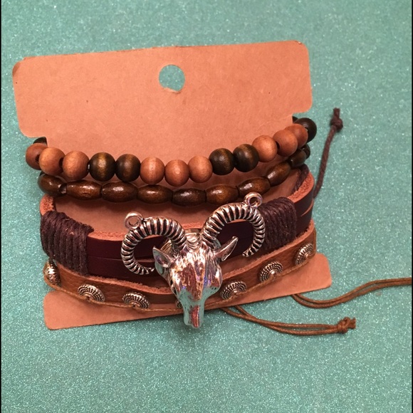 2 Leather Bracelets + 10 Interchangeable Snaps - image 3