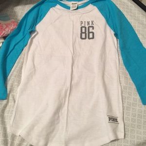Pink baseball tee never worn