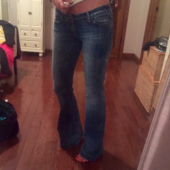 Express skinny flare jeans - Express size 4L