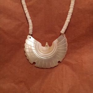 Sea Shell Bird Necklace